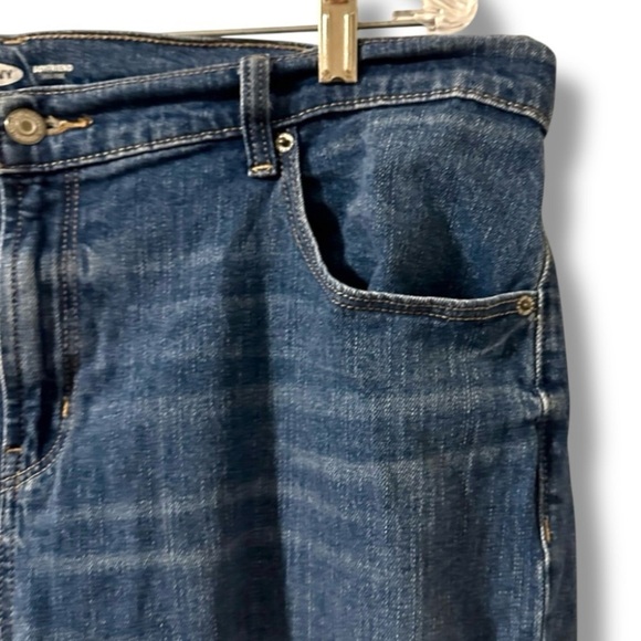 Old Navy Boyfriend Mid Rise Straight Leg Blue Jeans Women’s Plus Size 16 Denim - Picture 5 of 13